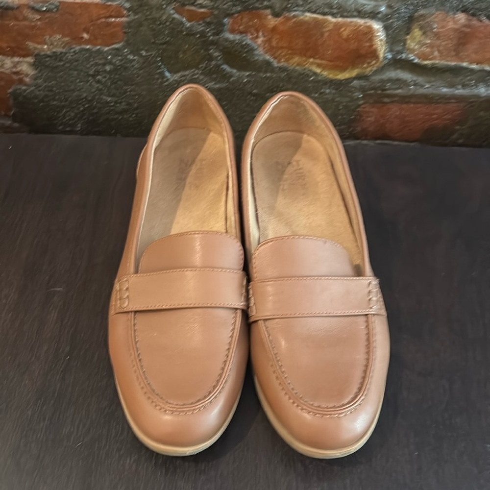 Brown loafers
